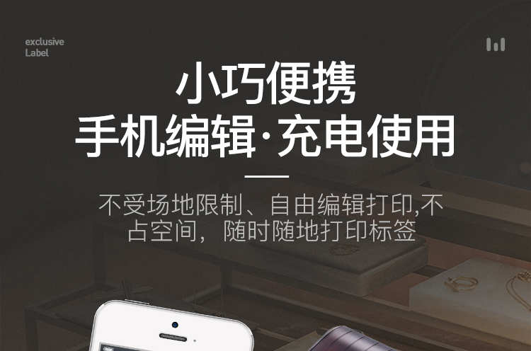 精臣B11珠宝标签打印机 热敏标签机手持 NIIMBOT