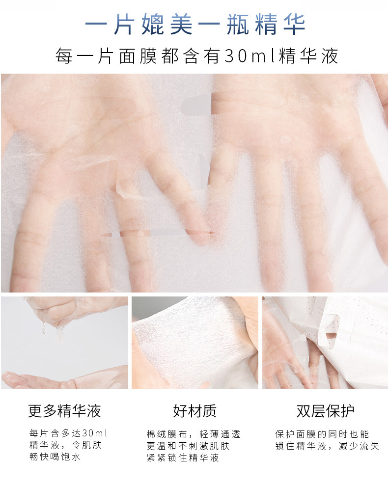韩纪多肽晒后修护冰膜 镇定舒缓面膜贴片