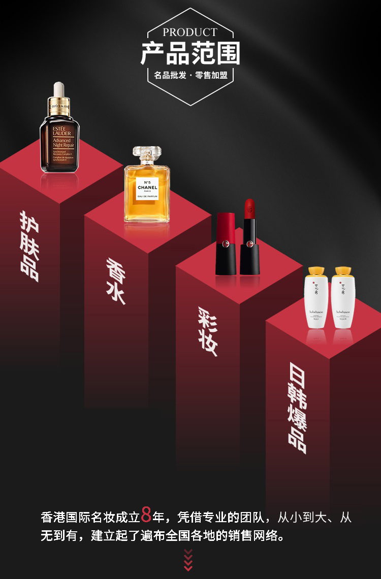 【实体店创业】香港国际名妆加盟 品牌美妆火爆招商