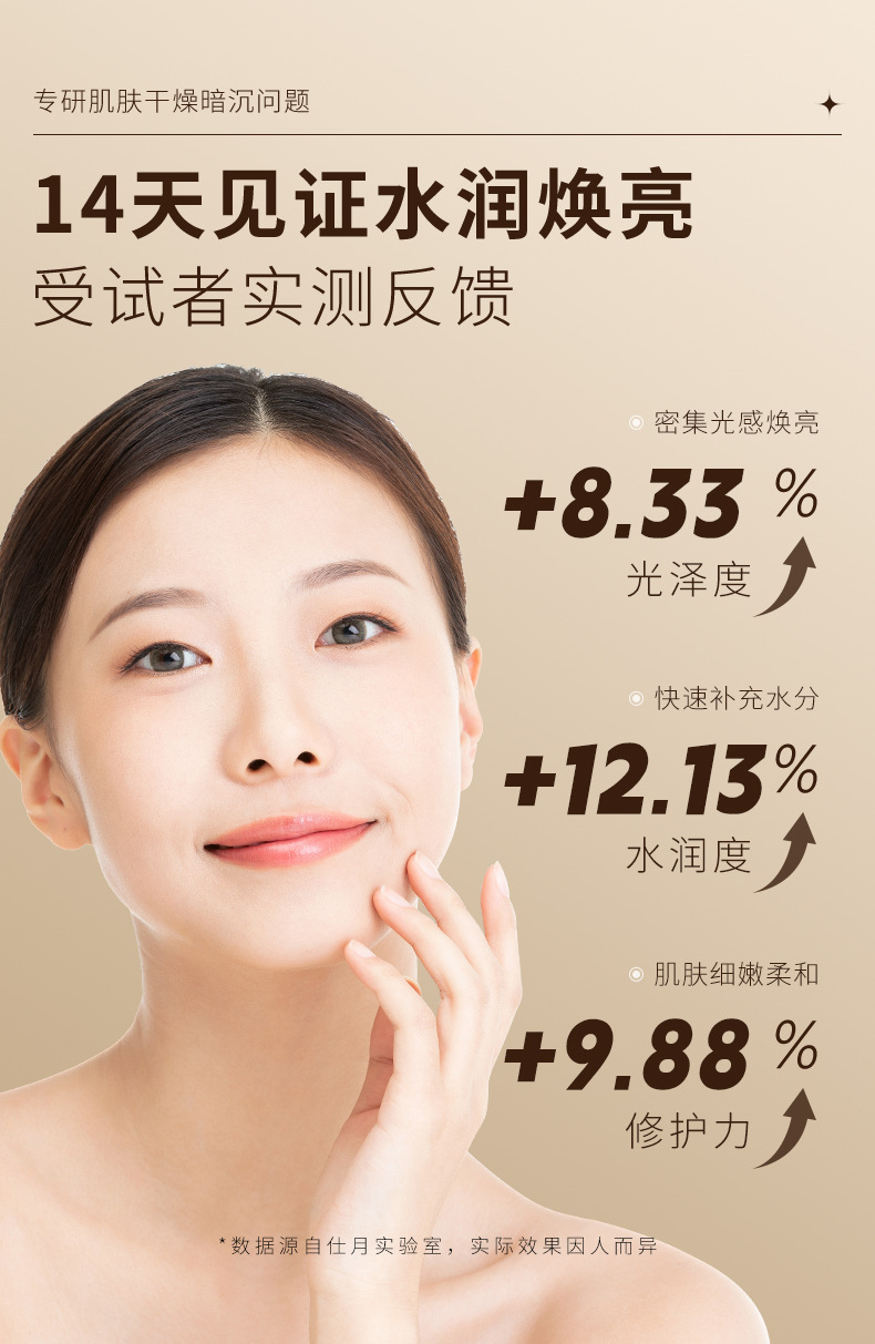 仕月光果甘草雪肌精萃面膜贴片 改善暗沉美白面膜