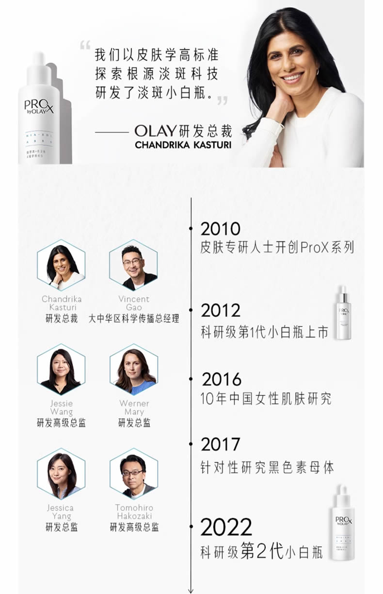 玉兰油亮洁晳颜祛斑精华液 OLAY淡斑小白瓶