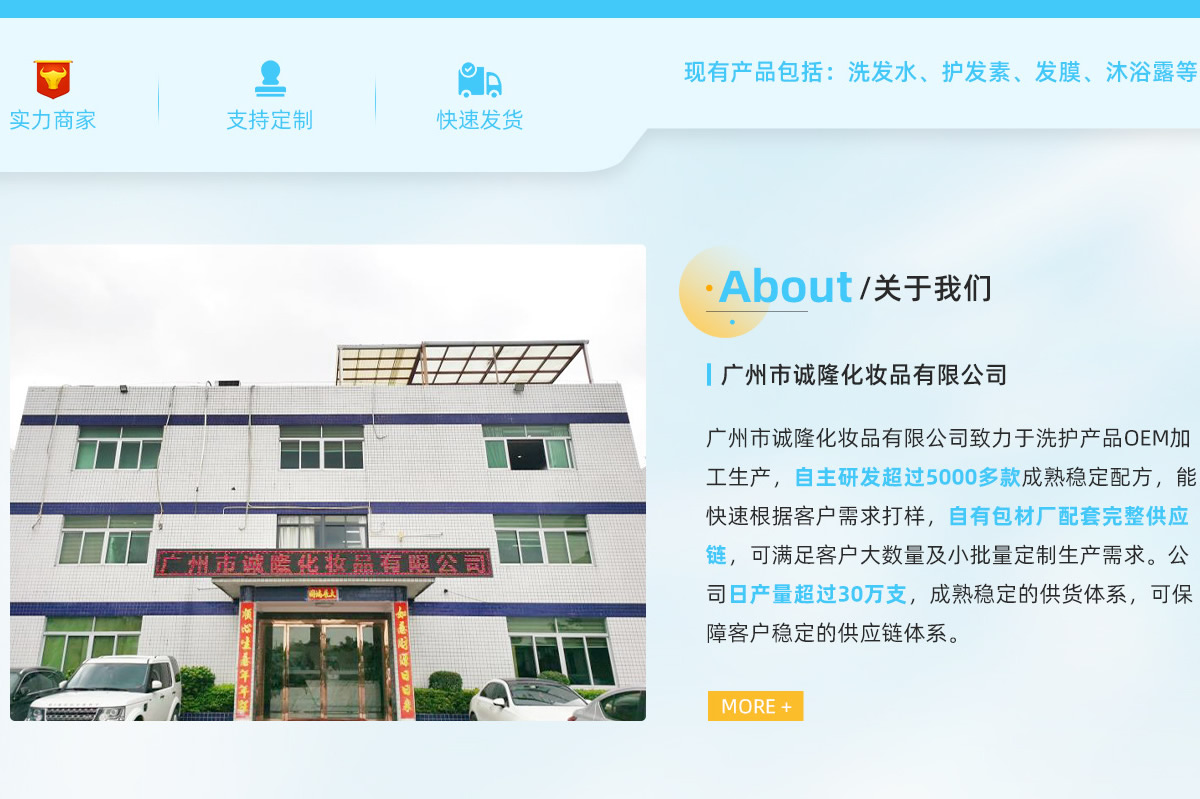 广州市诚隆化妆品有限公司【生产代加工厂家】诚隆国际化妆品
