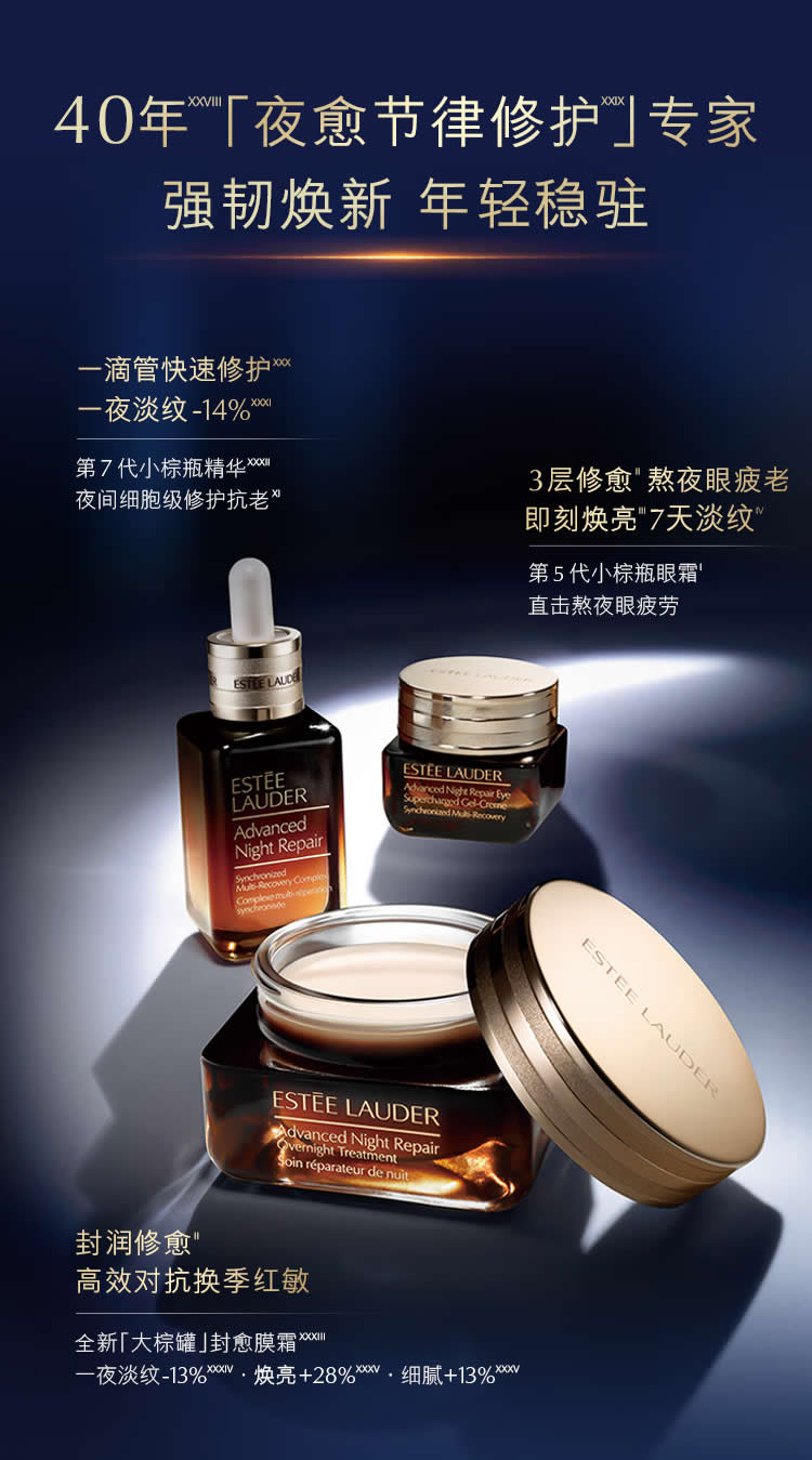 雅诗兰黛特润修护肌活精华眼霜 细胞级眼周抗疲劳衰老淡鱼尾纹第5代小综瓶眼霜
